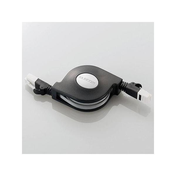 �G���R��(ELECOM) LD-MCTGT/BK2 �u���b�N �c���܂�h�~�����LAN�P�[�u�� 2.5m