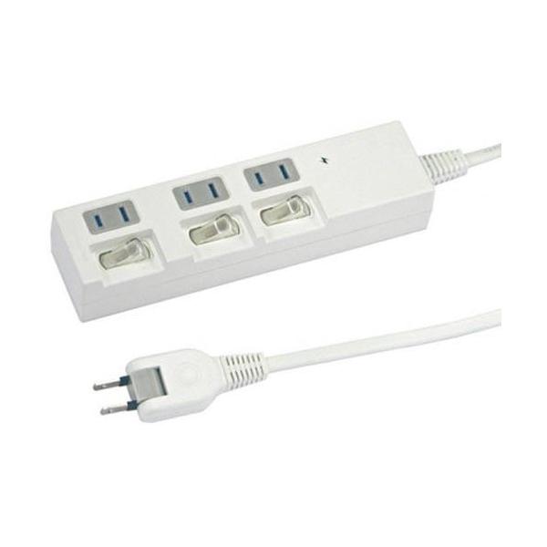 ���U�� �ʃX�C�b�`�t�ߓd�^�b�v 3�� ��}�� 3m Y02BKS333WH �z���C�g