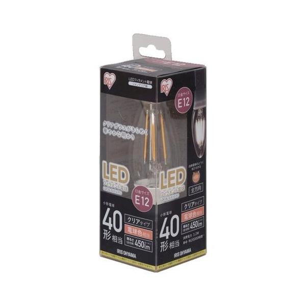 �A�C���X�I�[���}(Iris Ohyama) LDC3L-G-E12-FC LED�t�B�������g�d�� �d���F E12���� 40W�`���� 450lm