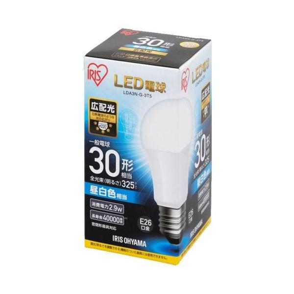�A�C���X�I�[���}(Iris Ohyama) LDA3N-G-3T5 LED�d�� �����F E26���� 30W�`���� 325lm
