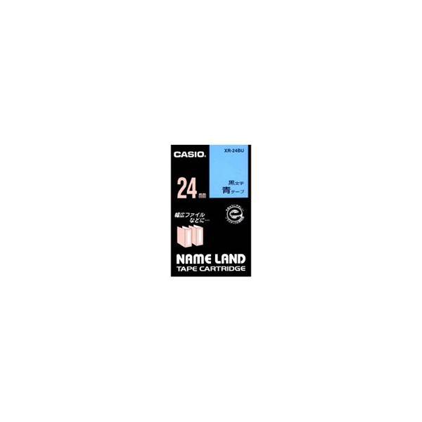 CASIO(�J�V�I) XR-24BU �l�[�������h �X�^���_�[�h�e�[�v ��/������ 24mm