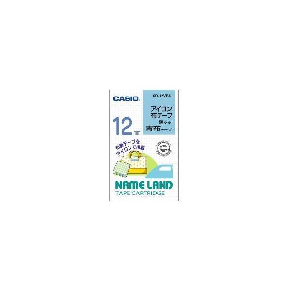 CASIO(�J�V�I) XR-12VBU �l�[�������h �A�C�����z�e�[�v ��/������ 12mm