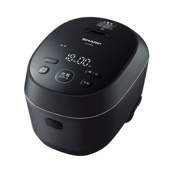 2023年製美品　シャープ IH炊飯器 3合 一人暮らし　KS-HF05B-W シャープ(SHARP) KS-HF05B-B ブラック 匠の火加減 IHジャー炊飯器 3合