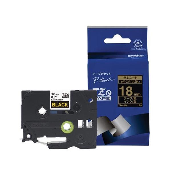 �u���U�[(brother) TZe-344 �s�[�^�b�` ���~�l�[�g�e�[�v ������/�� 18mm