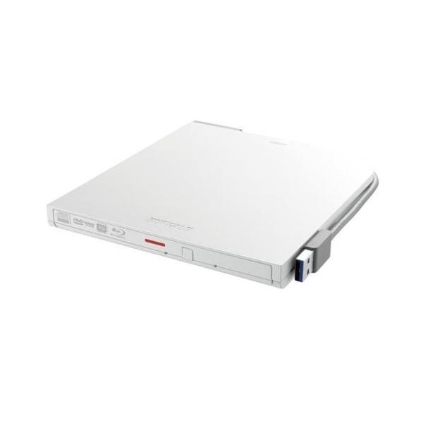 バッファロー(BUFFALO) BRXL-PT6U3-WHE ホワイト USB3.2 Gen1 対応 ポータブルBD 再生/書込ソフト添付