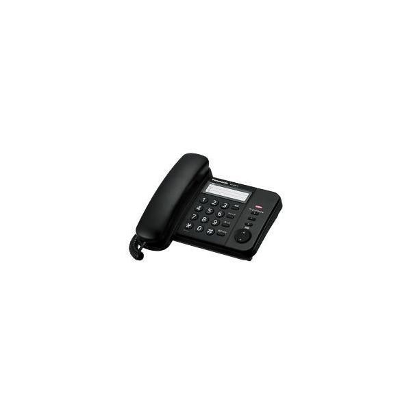 パナソニック 電話機 ブラック Panasonic Simple Telephone VE-F04-K 返品種別A