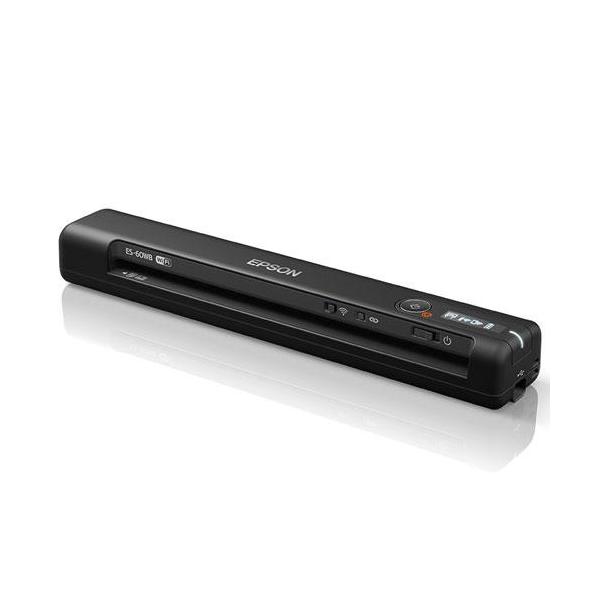 エプソン(EPSON) ES-60WB ブラック モバイルドキュメントスキャナー A4対応 WiFiモデル