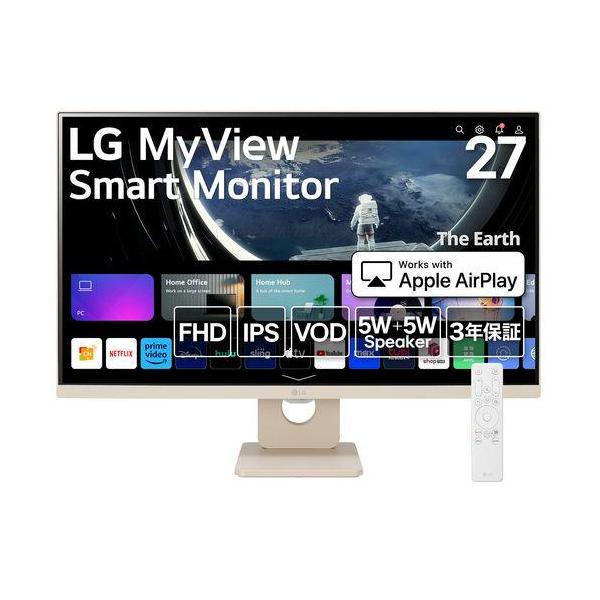 LGエレクトロニクス(LG) 27SR50F-E LG MyView Smart Monitor 27 LGエレクトロニクス(LG) 27SR50F-E LG MyView Smart Monitor 27