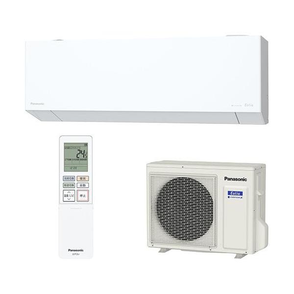 パナソニック(Panasonic) エアコン 10畳用 2.8kW パナソニック Eolia エオリア CS-EX286D-W クリスタルホワイト 電源100V[配送のみ/設置工事なし]