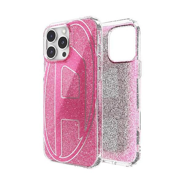 DIESEL(ディーゼル) DI60158 iPhone16ProMax用 Diesel Oval D Glitter