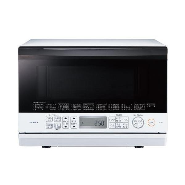 �y�����ۏؕt�z����(TOSHIBA) ER-T60-W(�O�����z���C�g) �Ηq�I�[�u�� �p�M���X�`�[���I�[�u�������W 23L