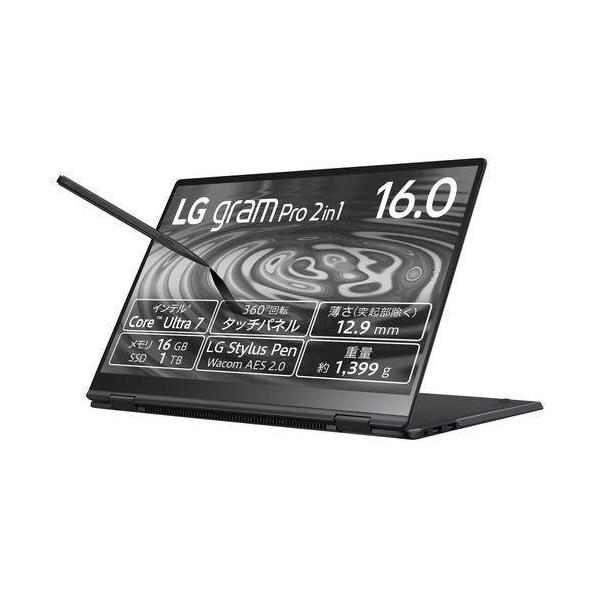長期保証付】LGエレクトロニクス LG 16T90SP-MA78J gram Pro 2in1 16型