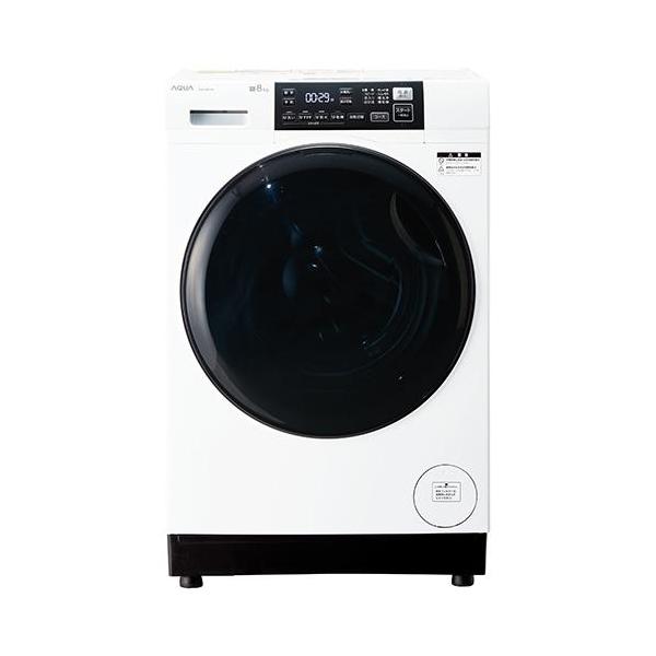 他サイト： 【長期保証付】[配送/設置エリア 東京23区 限定]アクア AQW-D8R-L-W ホワイト まっ直ぐドラム2.0 まっ直ぐドラム2.0 左開き 洗濯8kg/乾燥4kg[標準設置料込][代引の商品画像