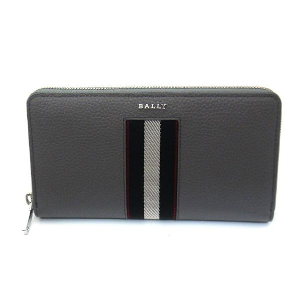 BALLY バリー ラウンド 長財布 バレン 未使用品 グレー 6306284の通販