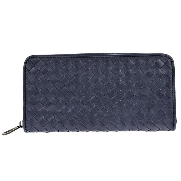 BOTTEGA VENETA ボッテガ・ヴェネタ 長財布 ダークネイビー 510643 