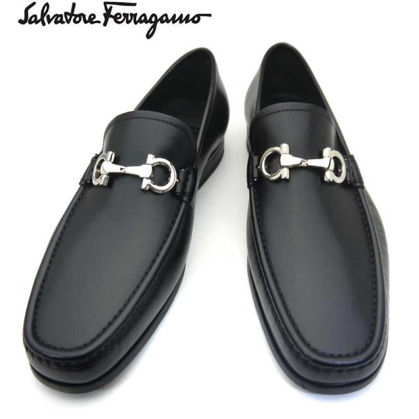 FERRAGAMO（フェラガモ） シューズ ビジネス CHRIS ブラック EEE 24.5