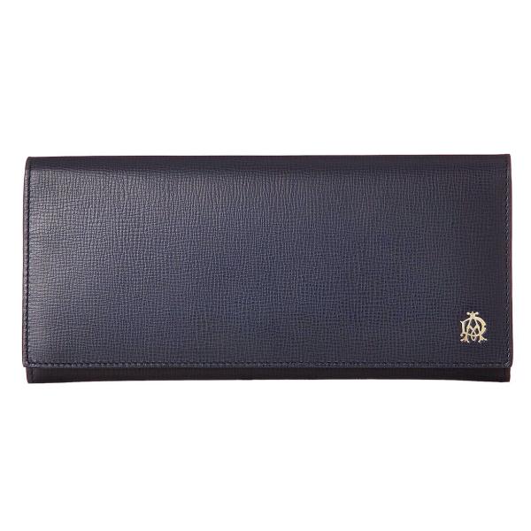 ダンヒル 長財布 メンズ FULHAM フラム R2B10MF 469 ネイビー