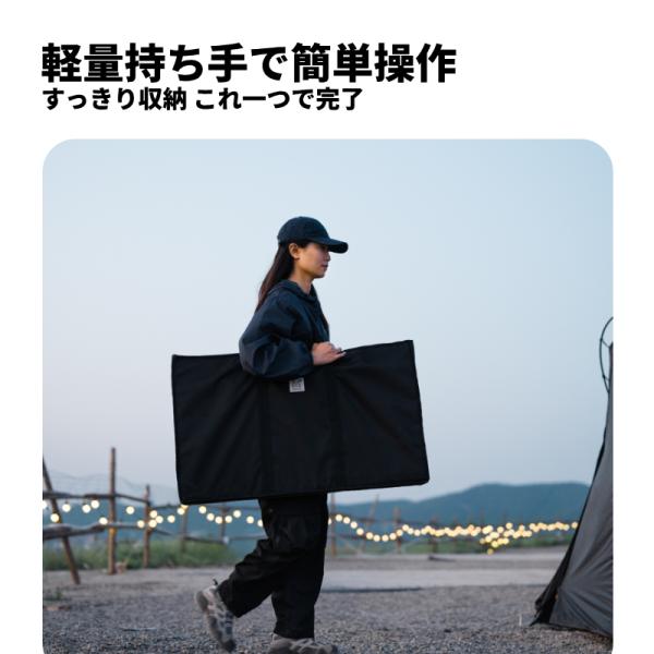 【新品・未使用】IGT 対応 テーブル　高さ調整・収納バッグ付 ブラック tokonatsu88_a440-b00