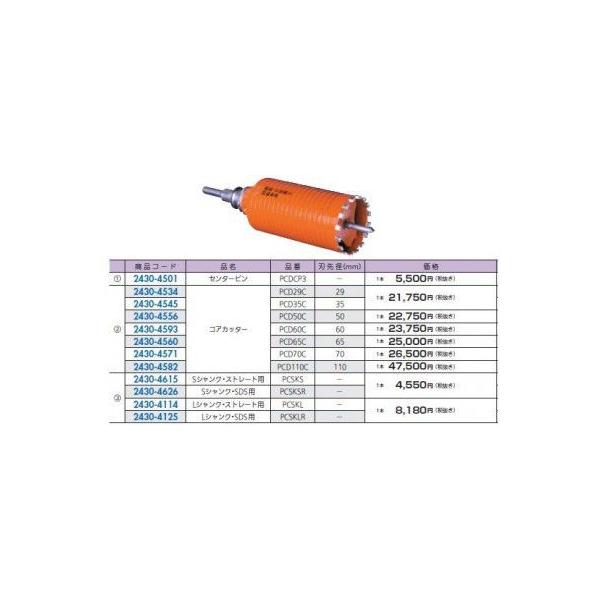 �~���i�K �����h���C�����h�R�A�h���� �R�A�J�b�^�[ PCD65C 65mm �d�C�h�����p  FR