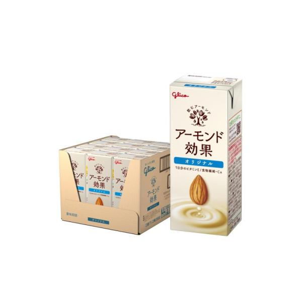 他サイト： アーモンド効果 オリジナル 200ml×12本 江崎グリコ 常温保存可能 ビタミンE 食物繊維 アーモンドミルクの商品画像