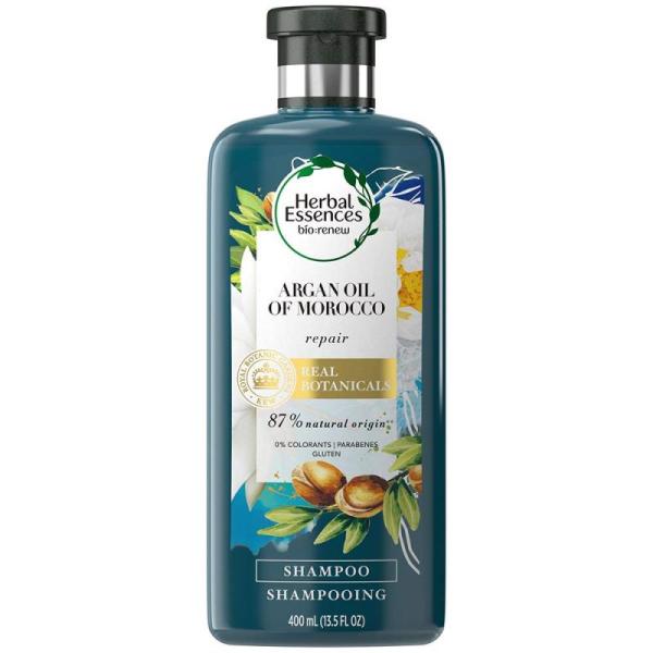 ハーバルエッセンス シャンプー 本体 400mL ビオリニュー モロッカンオイル