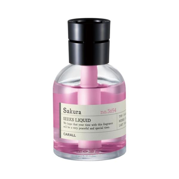 CARALL(カーオール) 晴香堂 車用 芳香剤 シークス リキッド【サクラ】オイル 160ml 3654
