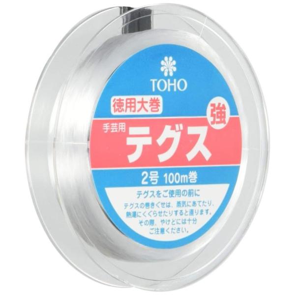 他サイト： TOHO テグス 太さ約0.23mm×約100m巻 強 2号 スキ 6-100-12の商品画像