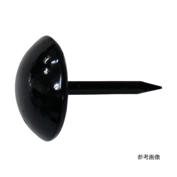 ●椅子や太鼓の革張りに使用します。●購入しやすい少量パックです。＜仕様＞●寸法(mm)d：1.24●全長(mm)：14●頭部径(mm)：9●色：黒●パック入数(本)：19●スチール●表面処理：黒色着色＜製造国＞●日本