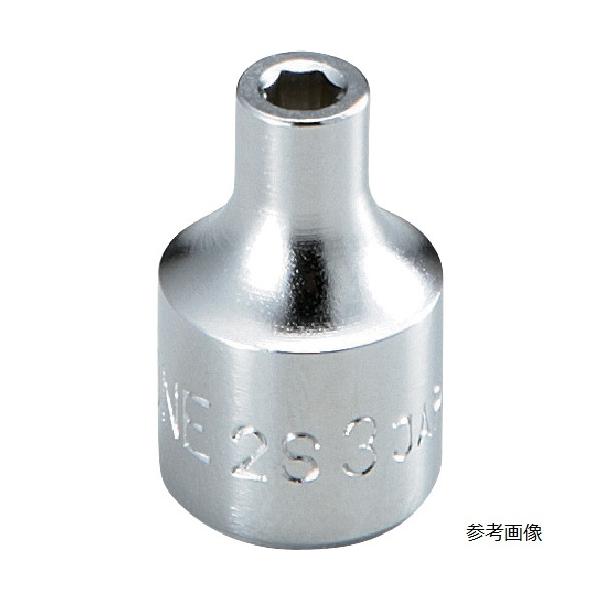 ●スタンダードタイプの対辺6角形状です。●差し込み後、トルクをかけてもナメにくくなっています。＜仕様＞●差込角(mm)：6.35●対辺寸法(mm)：9●全長(mm)：22●対辺形状：6角●対辺(mm)：9●構造用鋼＜製造国＞●日本