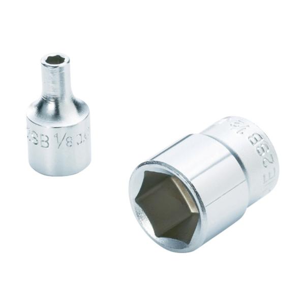 ●スタンダードタイプの対辺6角形状です。●差し込み後、トルクをかけてもナメにくくなっています。＜仕様＞●インチサイズ●差込角(mm)：6.35●対辺寸法(インチ)：1/8●全長(mm)：22●対辺形状：6角●構造用鋼＜製造国＞●日本