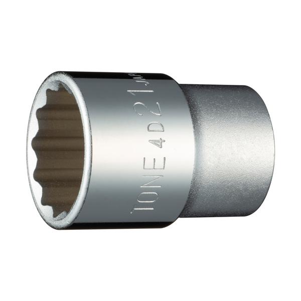 TONE トネ ソケット 12角 対辺寸法21mm 全長39mm 4D-21