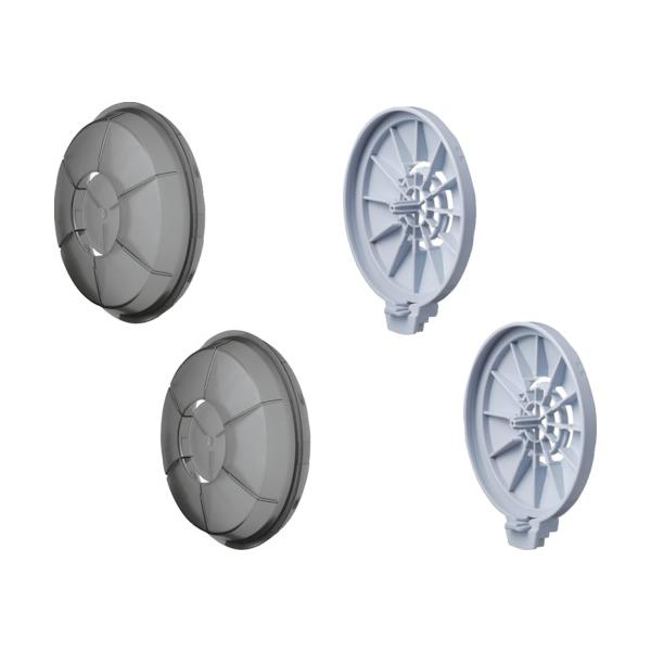 ●TW02に安価なケースレスフィルタ（R2N、R2、R1）を取り付ける時に使用します。●溶接作業（R2N、R2）。●一般粉じん作業（R1）。＜仕様＞●品名：ホルダー・キャップセット#50880●適合機種：TW02●セット内容：ホルダー2個、...