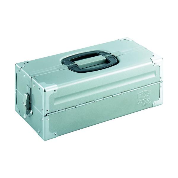 【新着商品】トネ(TONE) ツールケース BX322SSV シルバー TONE（トネ） スチール製工具箱 ツールケース メタル V形2段式