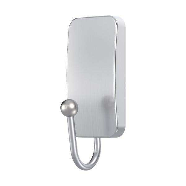 ●簡単にはがせ、多くの材質の壁面（平滑面）に対応します。（壁紙や凹凸面には使用できません。)●壁面を傷めません。●アクセサリーや小物を掛けられます。●上質なメタリックトーンです。●平面壁への収納、一時置きに。＜仕様＞●粘着式(はがせるタイプ...