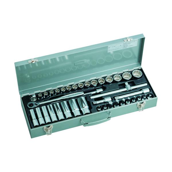TONE トネ ミックスソケットレンチセット 39pcs MX400 : とくえもん