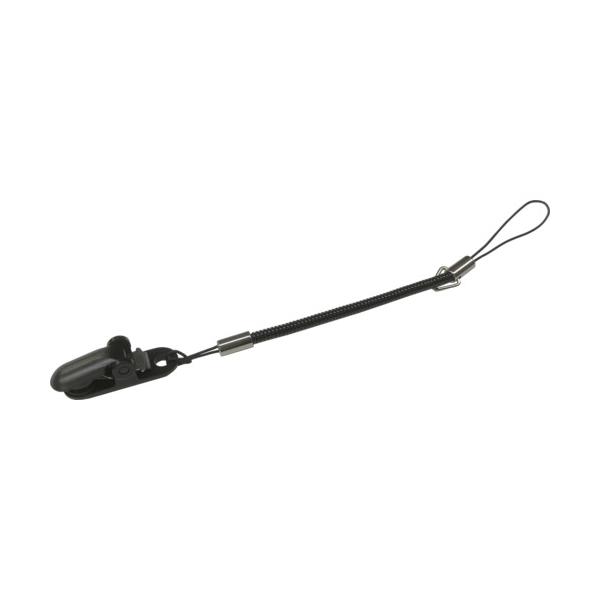 オーエッチ工業 OH 携帯電話用スパイラルストラップ 使用荷重0.3kg ブラック SPR-5
