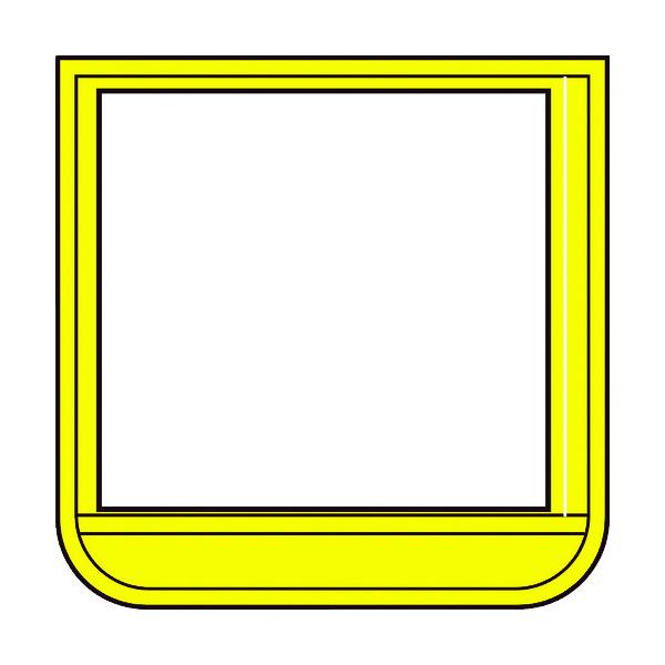 トラスコ中山 TRUSCO ポケット胸章黄 軟質ビニール 60X60mm T368-13