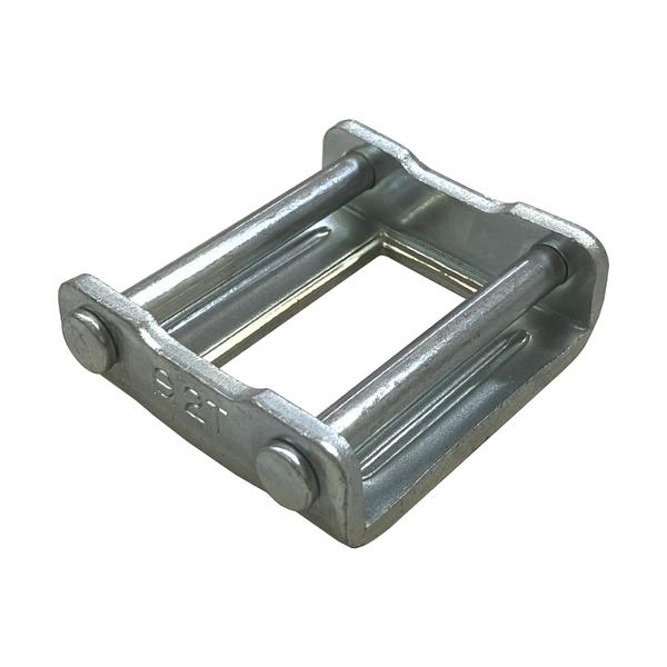 ●金具を使用することで締め付けが簡単です。●ローコスト梱包なのでワンウェイ用輸送に最適です。●ベルトの荷締め。＜仕様＞●OH　トメロン金具●名称：トメロン金具●適合ベルト機種：TKM-1、TKM-3、RAC-2●幅(mm)：64●高さ(mm...