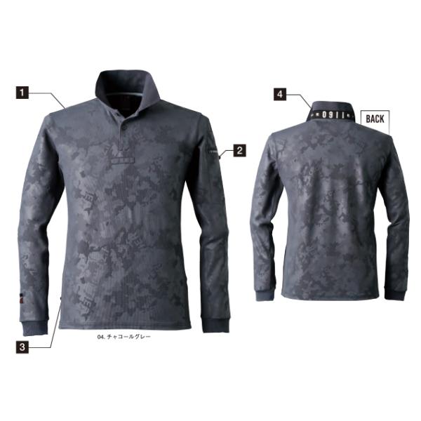 2024モデル　ポロシャツ #FR2GOLF I'Z FRONTIER アイズフロンティア 2024年秋冬モデル #911 ジャガード