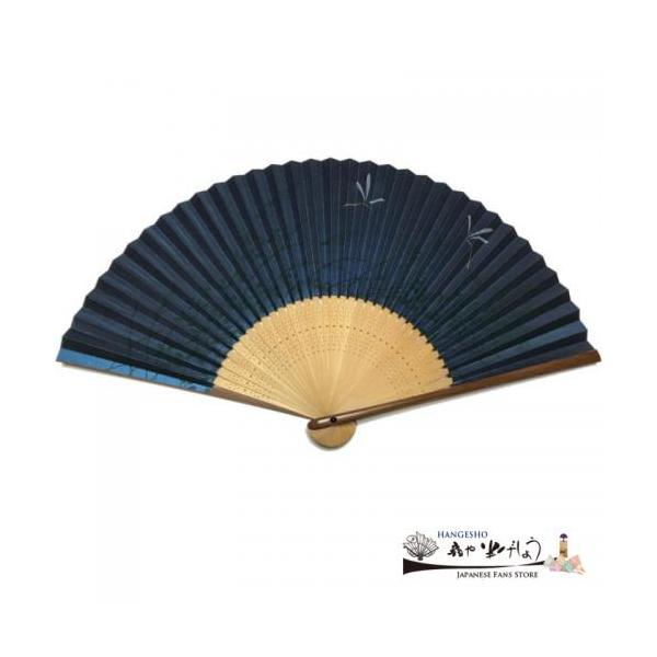 銀トンボ/紺・紳士用【扇や 半げしょう】 : 京の逸品お取り寄せ