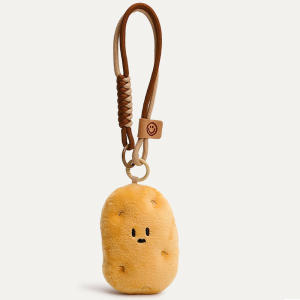 送料無料 ぬいぐるみ キーホルダー おもちゃ ジャガイモ かわいい 子供
