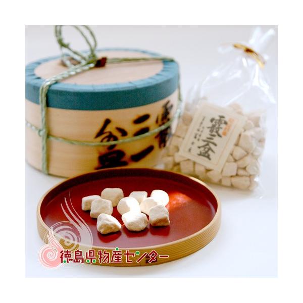 和三盆 霰三盆 300g 曲物入 冨士屋 干菓子 砂糖 お茶請け 徳島名産