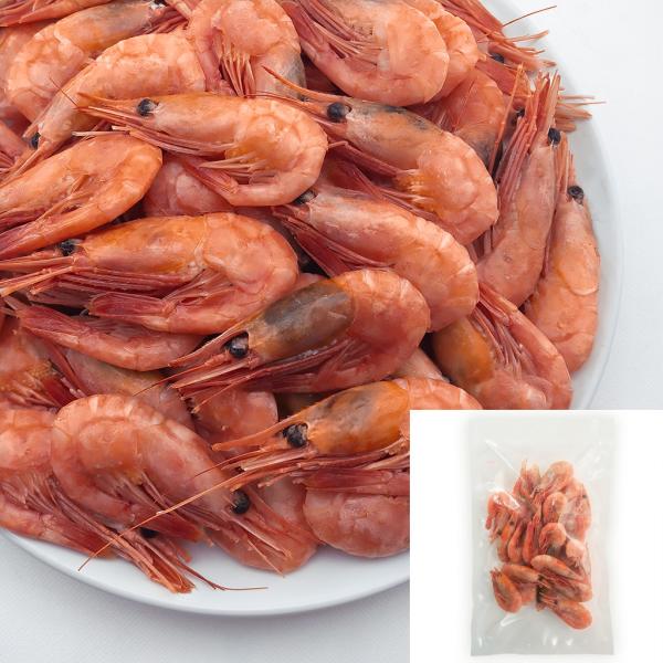 有頭殻付きの頭部は、えび味噌が詰まっています（漁獲の時期によっては濃厚な旨みの内子（卵）が入っている場合もあります）。商品にはカニ・小魚・海藻（またはそれらの断片）などが混じっている場合があります。取り除いてお召し上がりください。２００ｇ袋...