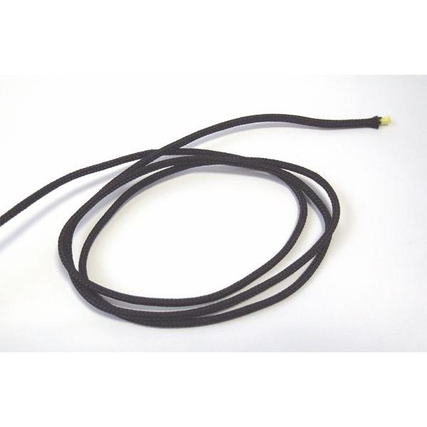 ケブラーコード 約 2.2mm 旧2.5mm 黒 50cm単位切り売り 引張強度約