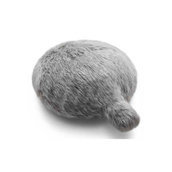 Petit Qoobo（プチ・クーボ） (グリ（灰）) ユカイ工学 クッション ユカイ工学 Petit Qoobo プチクーボ Gris（グリ・ 灰）心を癒す しっぽ