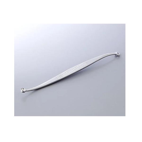 面疱圧子 130mm 両頭匙型　にきび等にしっかりフィット