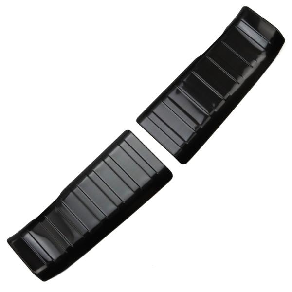 トヨタ PRIUS プリウス 60系 ラゲッジスカッフプレート ステップガード ステンレス製 ブラック 2P@