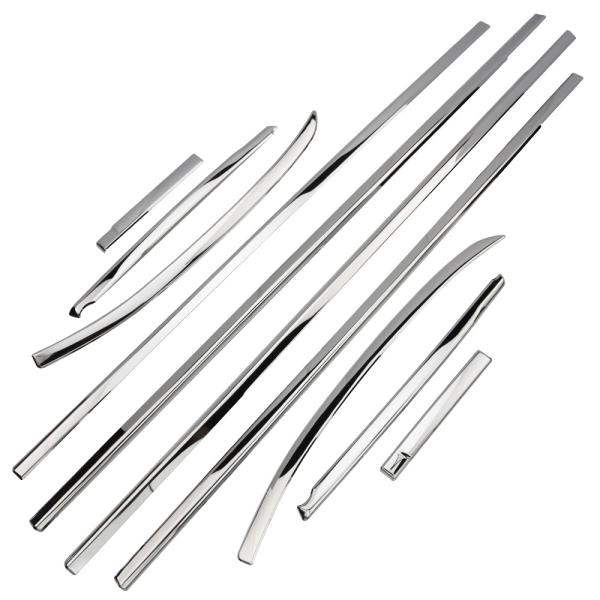 スズキ スペーシア カスタム MK54S/94S ウインドウモール ガーニッシュ 304ステンレス 10P@