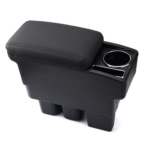【専用設計】新型ジムニー JB74W JB64W 多機能 コンソールボックス JIMNY アームレスト 収納 BOX 肘掛け カップホルダー付 ブラック