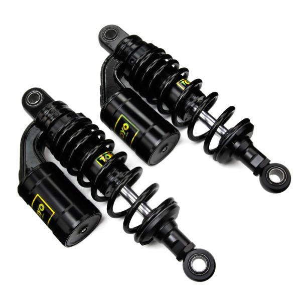 RAHC 汎用　リアサスペンション Amazon | バイク 汎用 340mm リアサスペンション 左右セット
